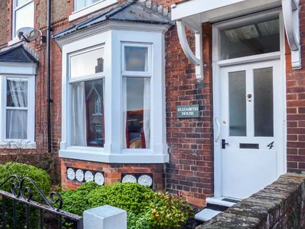 front of terraced house
